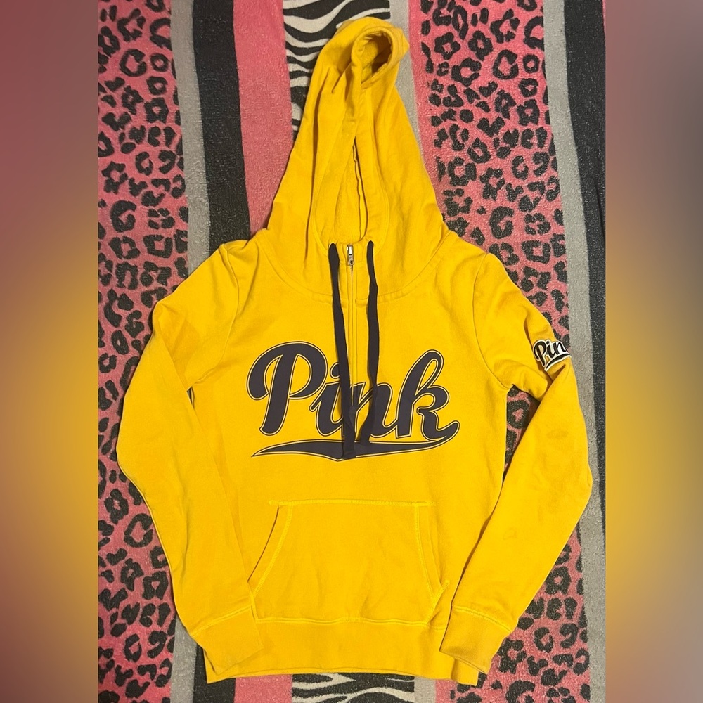 Vintage PINK Victoria's Secret zip up jacket